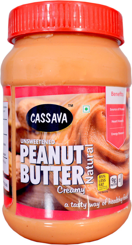cassava Peanut Butter , Natural Unsweetened Creamy 1 kg