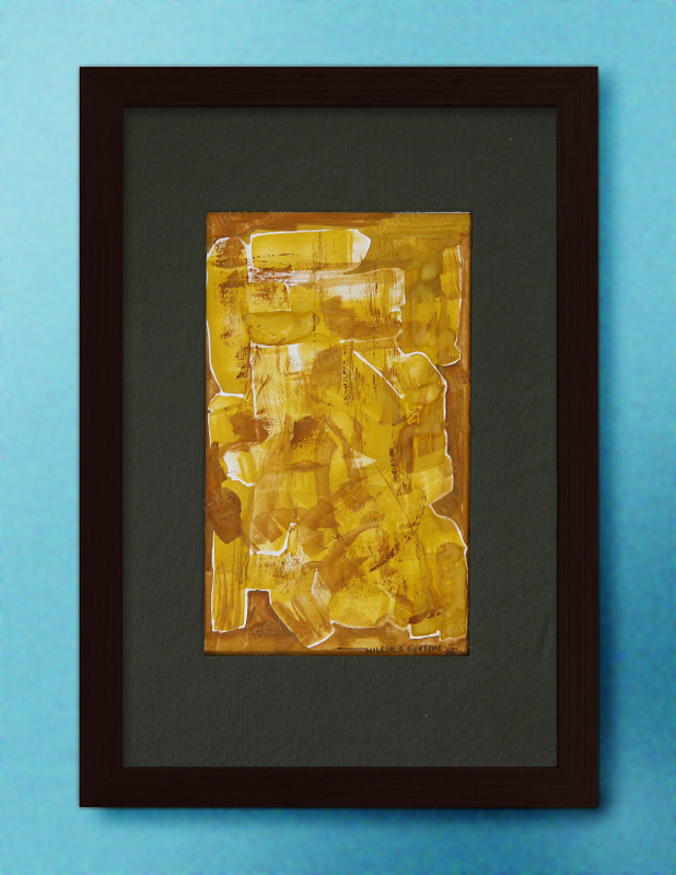 vibgyor creative spectrum " Untitled" Modern Art Painting ( original handmade painting ) Watercolor 10.26 inch x 7.51 inch Painting