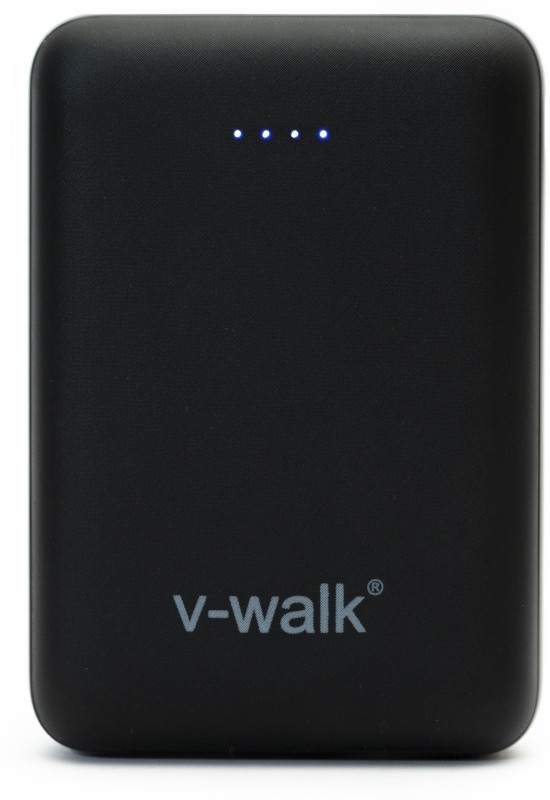 Vwalk 10000 mAh Power Bank(Black, Lithium Polymer, for Mobile)