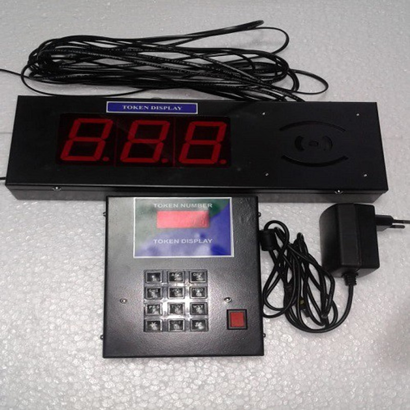 DRMS STORE Bank Token Display System with Multiple Languages Voice Announcement 636367 Indoor PA System(72 W)