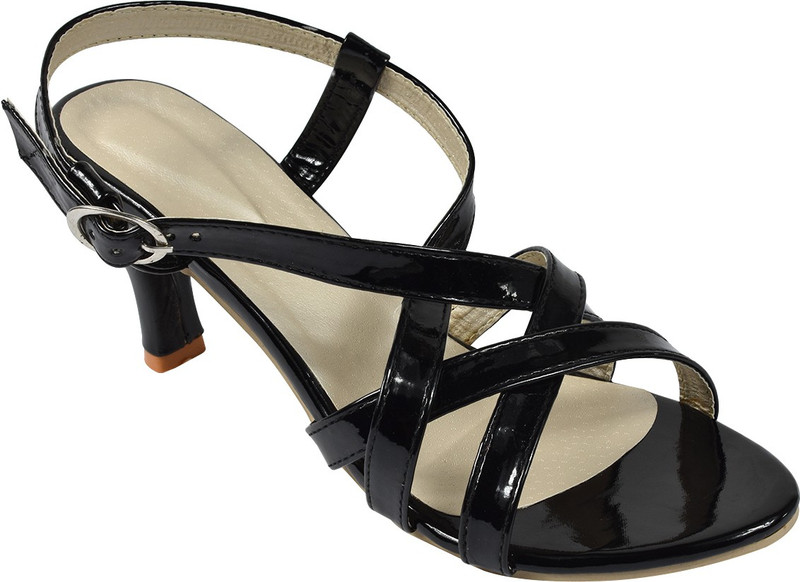 FASHION RIDE Women Black Heels