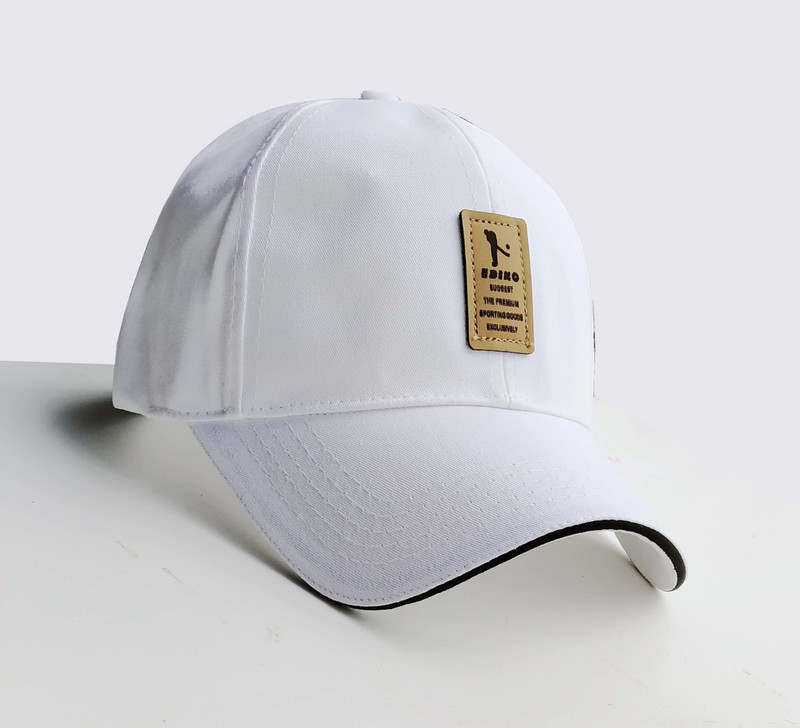 dedicated Embroidered ediko white latest base ball Cap