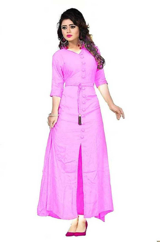 4jstar Rayon Solid Kurta Fabric(Semi Stitched)