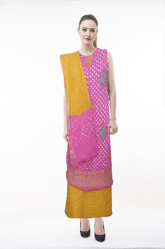 aadika Cotton Embroidered Salwar Suit Material(Unstitched)