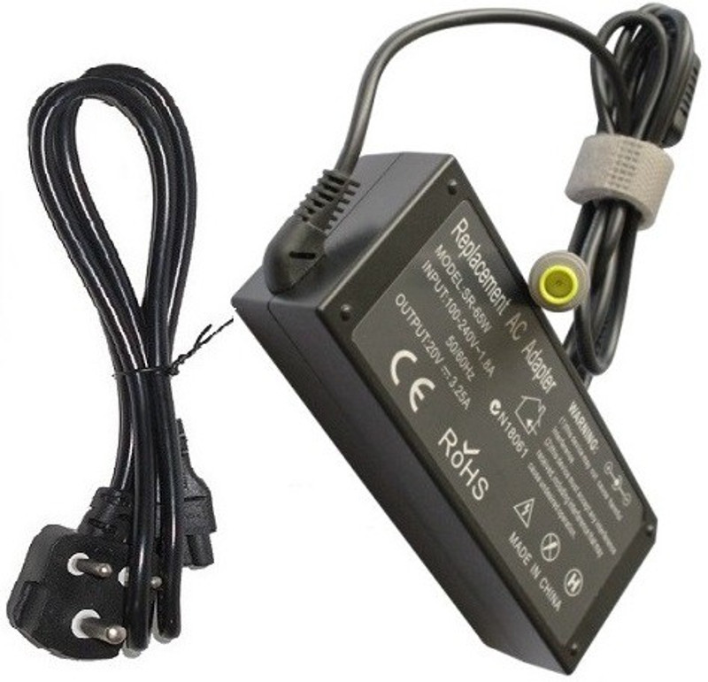 Laplogix IBM THINKPAD T420 T420S T430 20V 3.25A 65 W Adapter(Power Cord Included)