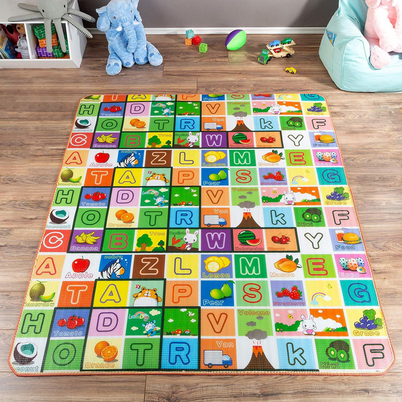 ketmart PP (Polypropylene) Baby Play Mat(Multicolor, Medium)