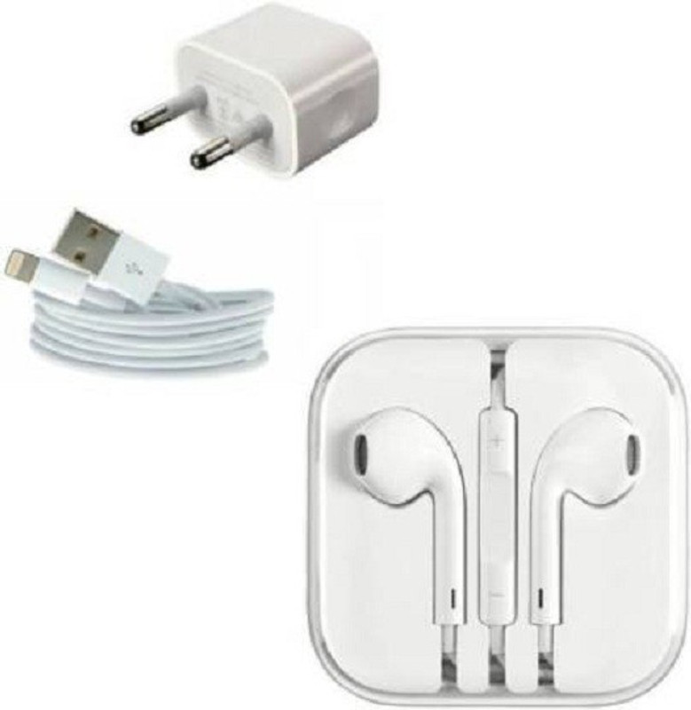 am international company Wall Charger Accessory Combo for Mobile(White)