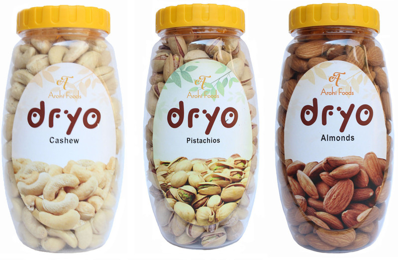 dryo DR41 Cashews, Pistachios, Almonds(3 x 223.33 g)
