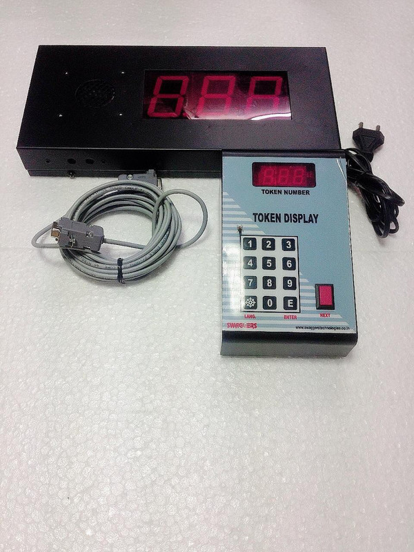 swaggers Led digital token display calling system with voice swtd356 Indoor PA System(0 W)