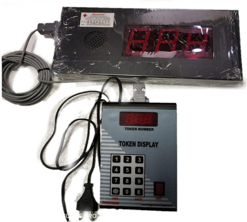 swaggers Single unit token display calling system with voice swtd628 Indoor PA System(0 W)