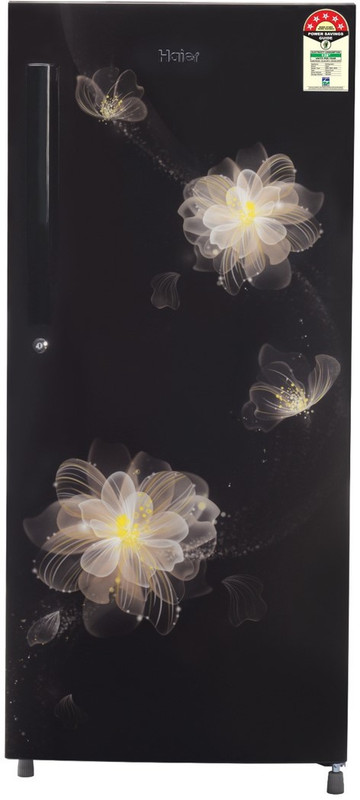Haier 195 L Direct Cool Single Door 5 Star Refrigerator(Black Blossom, HRD-1955CKB-E) Haier 195 L Direct Cool Single Door 5 Star Refrigerator(Black Blossom, HRD-1955CKB-E)