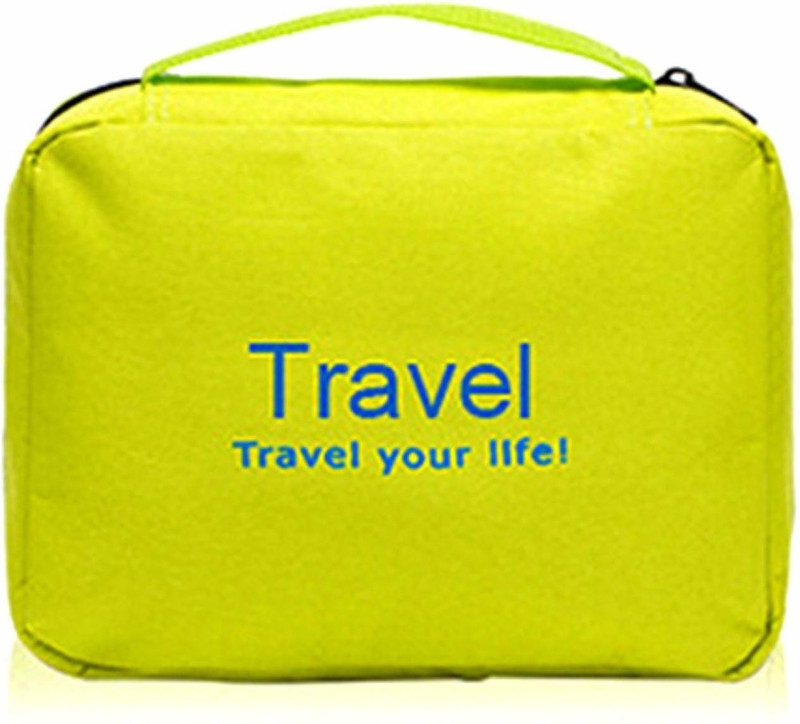 spiritual house Waterproof Portable Travel Toiletry Bag Multi-Purpose Makeup Organizer Travel Toiletry Kit(Green)