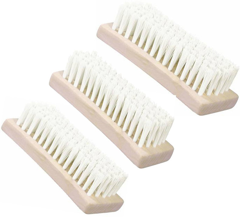batwada Clothing Brush Plastic Wet and Dry Brush(White, Pack of 3)