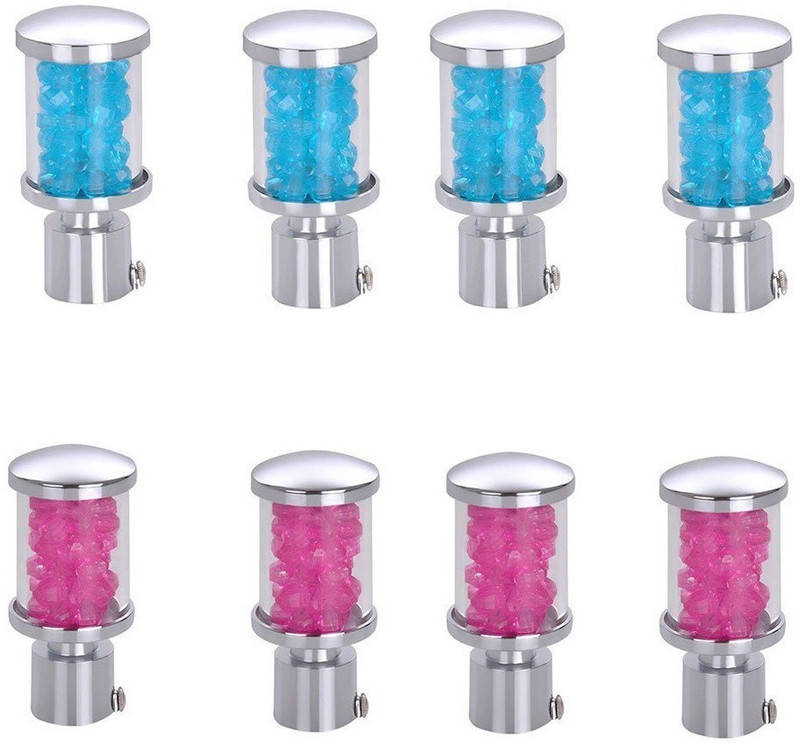 tajhardwaregallery Blue, Pink Rod Rail Bracket, Curtain Knobs
