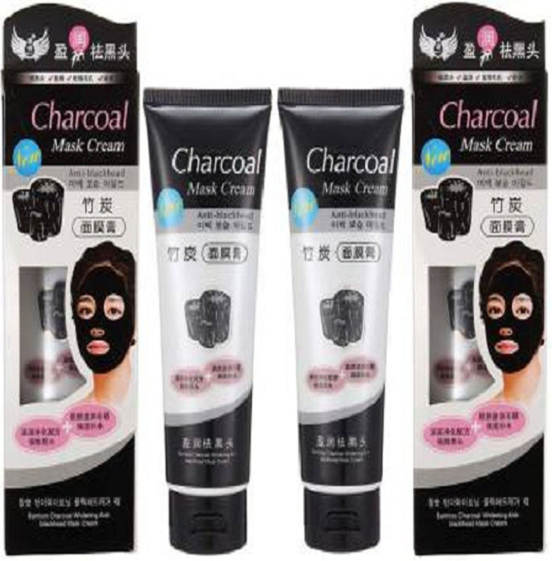 shiva herbal Charcoal Mask Cream Deep Cleansing & Instant Glow(130 g)