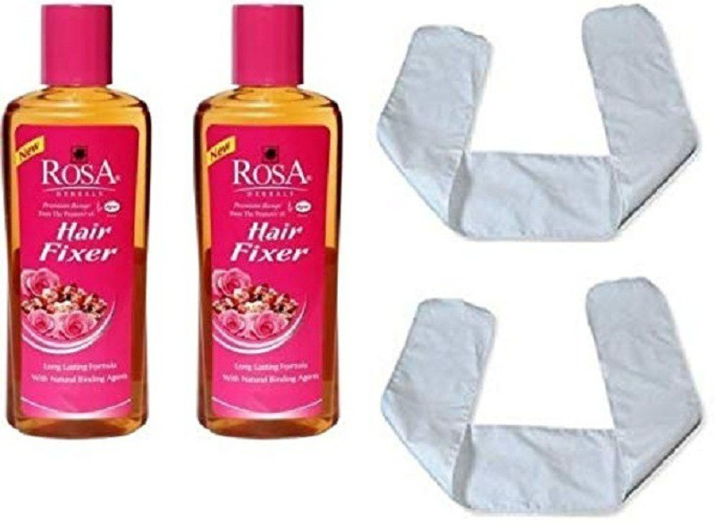 rosa Herbal Hair Fixer Hair Gel With White Beard Thata 1000ML (Combo Pack) Hair Gel(1000 ml)