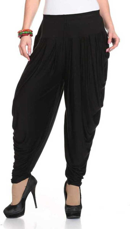 kyathat Solid Viscose Women's Harem Pants