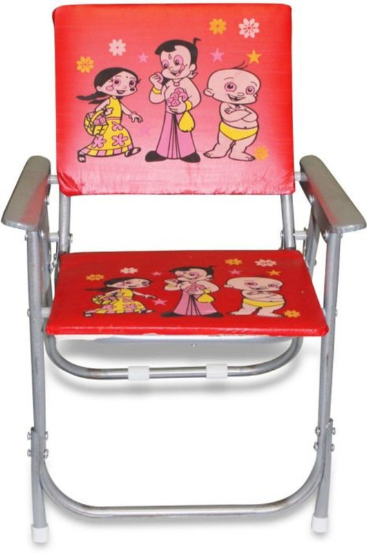 sree craft Small Study Table for kids Metal Chair(Finish Color - Red)