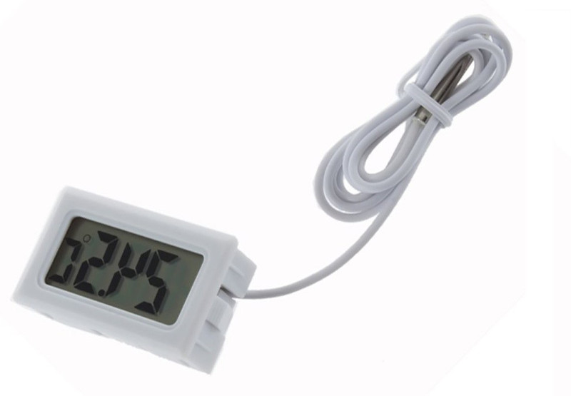 Fedus Digital Thermometer with LCD for Fridges with Wired Probe Thermometer with Fork Kitchen Thermometer