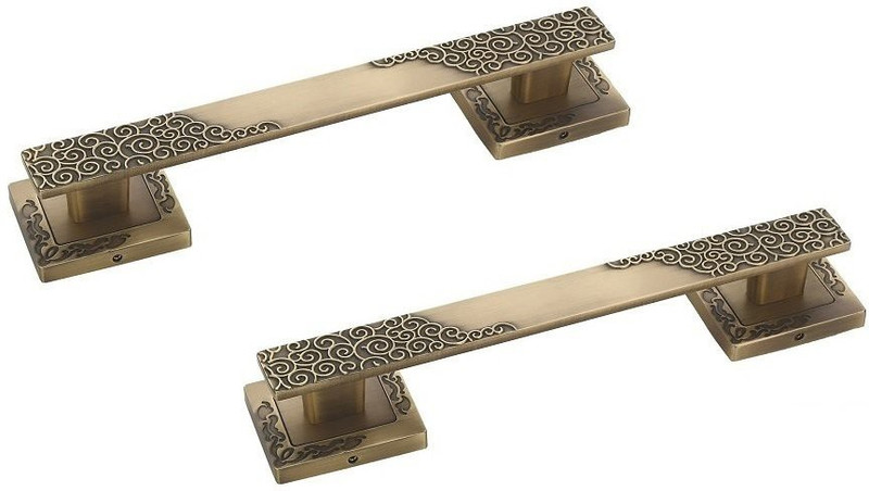 pooja Zinc Cabinet/Draw Pull(Brown)