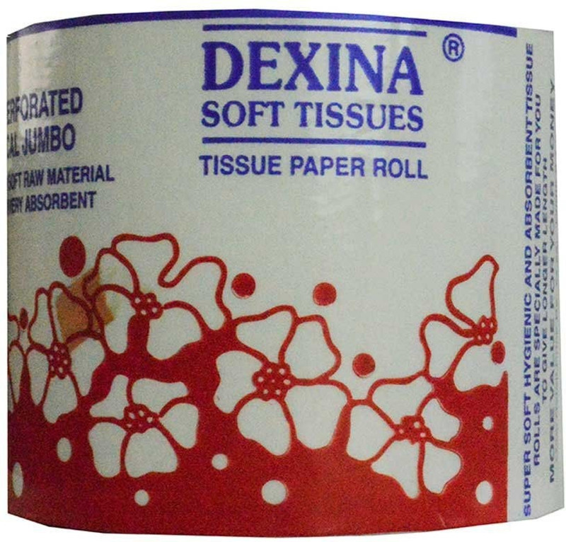 dexina ECONOMICAL JUMBO Toilet Paper Roll(2 Ply, 2 Sheets)