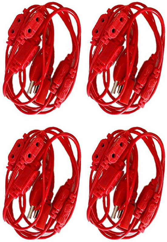 small candy 10+1 Rice light jointer Ladi/lari light jointer Wire Connector(Red, Pack of 4)