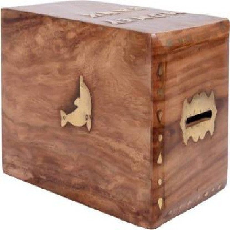 coin saver fish bank Coin Bank(Brown)