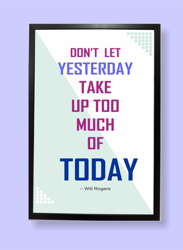 MOTIVATIONAL FRAMES-HIGHLY EFFECTIVEMOTIVATIONAL FRAME BY COLOR PSYCHOLOGY METHOD -SIZE :12X18 INCH -BLACK SYNTHTIC PVC FRAME Paper Print(18.5 inch X 12.5 inch, Packing with safety box with bubble wrapping)
