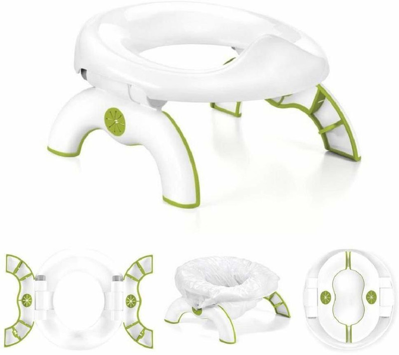 HAPYSA 2 in 1 Go Potty Non-Slip Foldable Toilet Seat, Potty Seat(Multicolor)