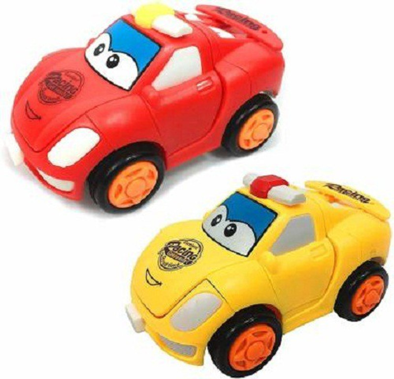 shopjamke Bright Colour Mini Racing Friction Family Transformer Toy Racing Car(Multicolor)