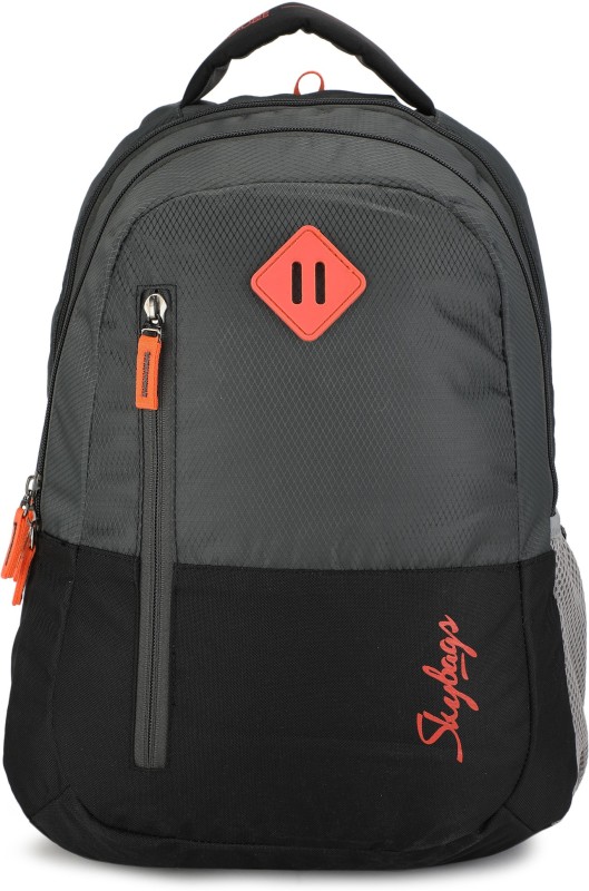 Skybags BPLEO3GRY 26 L Backpack(Black, Grey)