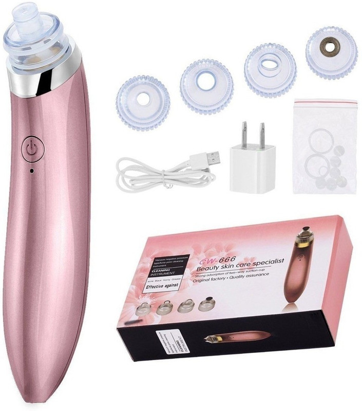 qulity Plastic Blackhead Remover Vacuum Suction Device(Pack of 4)