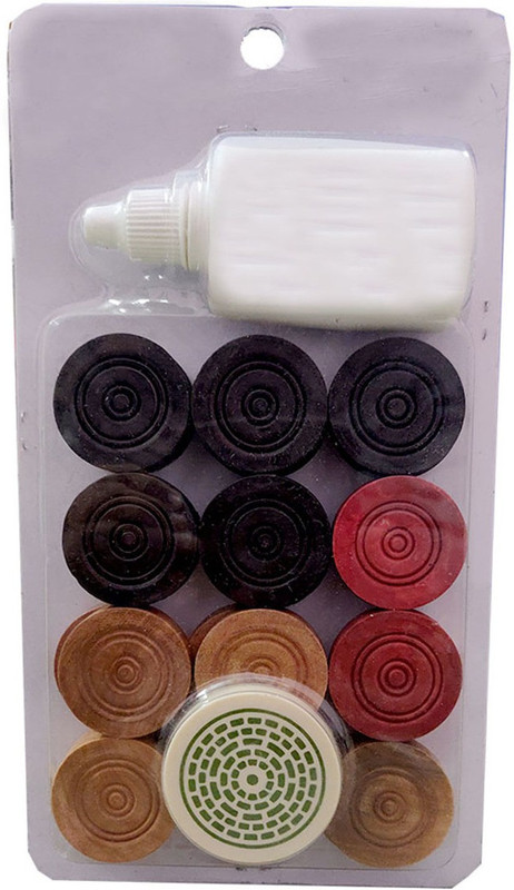 Shoppernation CAR SK1 Carrom Pawns(Pack of 24)