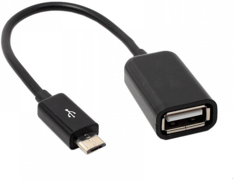ad sales Micro USB OTG Cable for Tablets and Mobiles 0.2 m OTG Cable(Compatible with MOBILE, Black, One Cable)