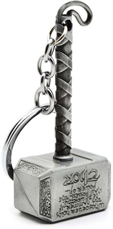 fashion fx Grey Thor Avengers Hammer Occasion Gift Girls Boys Friends Keyring Key Chain