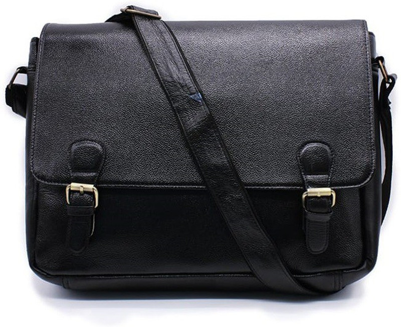 mulberry 15.6 inch Laptop Messenger Bag(Black)