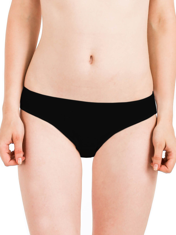 valens virgo Women Bikini Black Panty(Pack of 1)