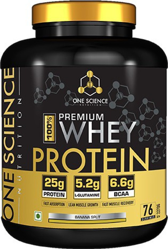 one science Premum Whey Protein (Banana Split) Whey Protein(2270 g, BANANA)
