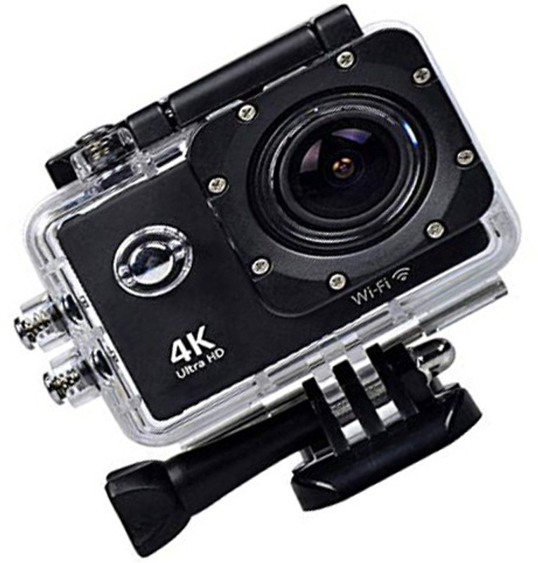 Odile Action Camera 4k Ultra HD Waterproof Camera Sports and Action Camera(Black, 16 MP)