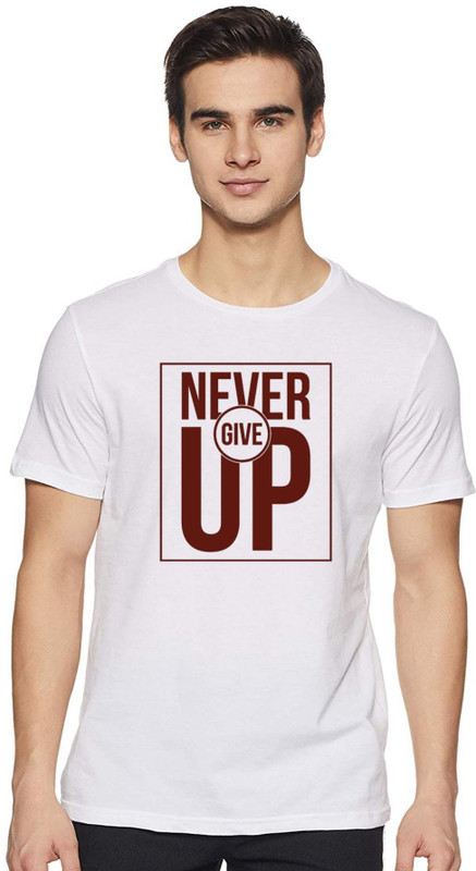 fabino Graphic Print Men & Women Round Neck White T-Shirt
