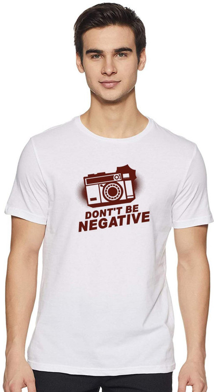 fabino Graphic Print Men & Women Round Neck White T-Shirt