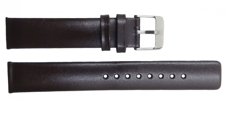 tenmax TM-CBL06PM 16 mm Leather Watch Strap(Brown)