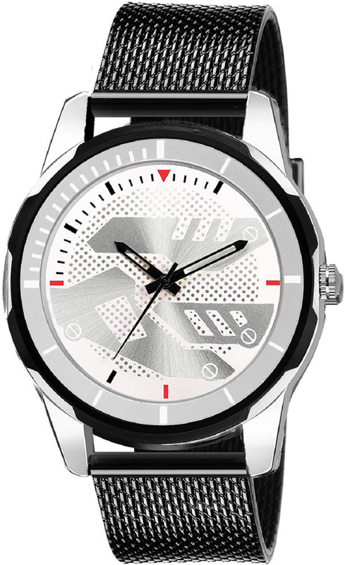 moveflex Men_458 Silver Dial Exclusive Design Bracelet Analog Display Boys Watch Analog Watch – For Men Analog Watch  - For Men