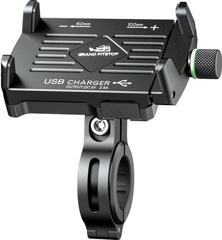 Grandpitstop bike mobile holder with charger clearance