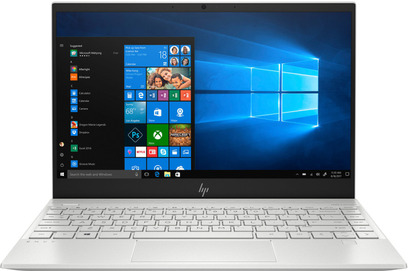 HP Envy 13 Core i7 8th Gen - (16 GB + 32 GB Optane/512 GB SSD/Windows 10 Home/2 GB Graphics) 13-aq0048TX 2 in 1 Laptop(13.3 inch, Natural Silver, 1.3 kg, With MS Office)