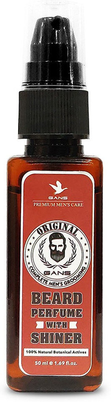 gans beard perfume with shiner 50ml Body Mist  -  For Men(1 ml)