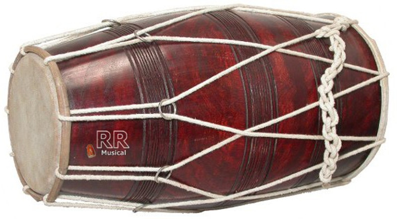 RR Musical DNT0017 Nut & Bolts Dholak(Orange)