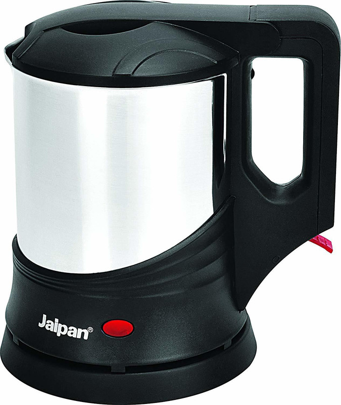 jaipan JP-90001 Electric Kettle(1 L, Black Silver)