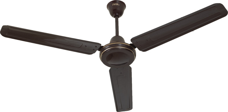 RGL SILVER SERIES BROWN WINDY 600 mm 3 Blade Ceiling Fan(BROWN, Pack of 1)