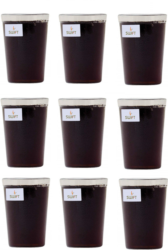 swift international 9 Polycarbonate Unbreakable Party Glass set (300 ml) Glass Set(Plastic, 300 ml, Clear, Pack of 9)